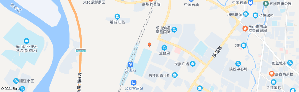 乐山市客运中心站_公交站地图_乐山公交_妙搜公交查询2024