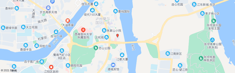 泸州市府路_公交站地图_泸州公交_妙搜公交查询2024