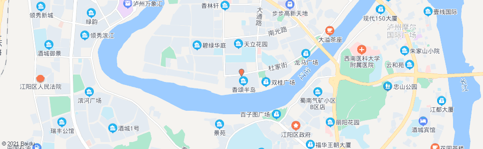 泸州杜家街中段_公交站地图_泸州公交_妙搜公交查询2024