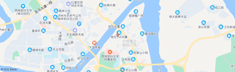 泸州枇杷沟_公交站地图_泸州公交_妙搜公交查询2024