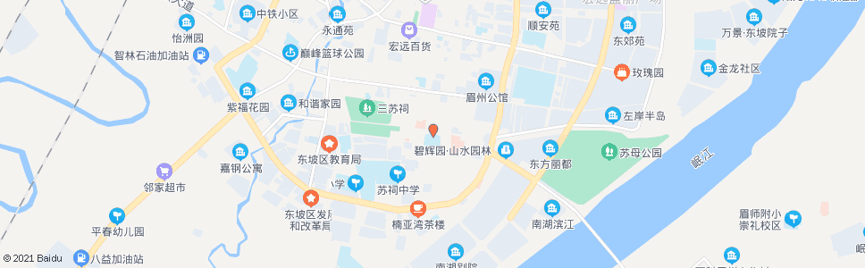 眉山府街(眉师附小)_公交站地图_眉山公交_妙搜公交查询2024