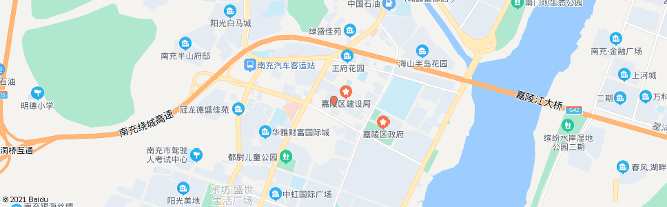 南充建业路_公交站地图_南充公交_妙搜公交查询2024