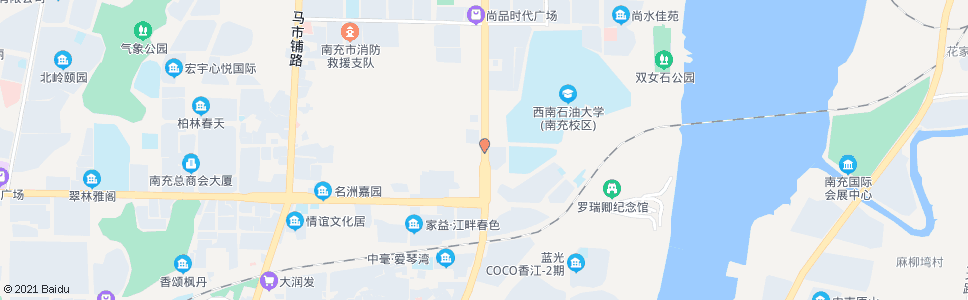 南充滨江北路一段_公交站地图_南充公交_妙搜公交查询2024