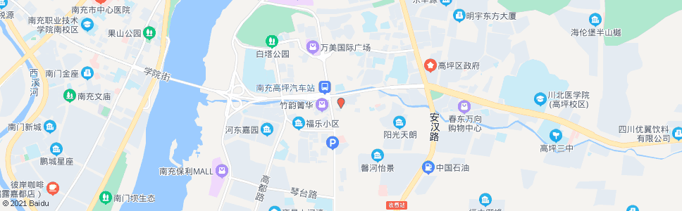 南充建设路_公交站地图_南充公交_妙搜公交查询2024