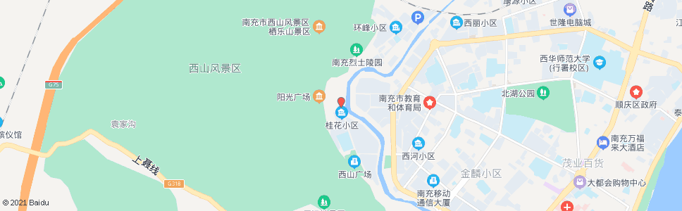 南充张家溪_公交站地图_南充公交_妙搜公交查询2024