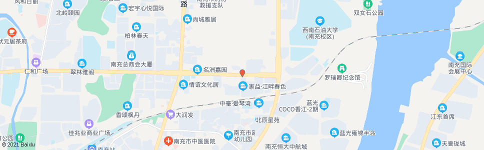 南充石油东路_公交站地图_南充公交_妙搜公交查询2024