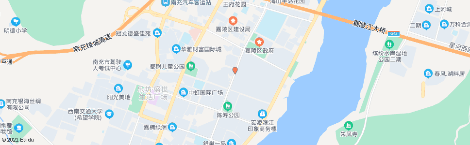 南充光彩大市场西_公交站地图_南充公交_妙搜公交查询2024