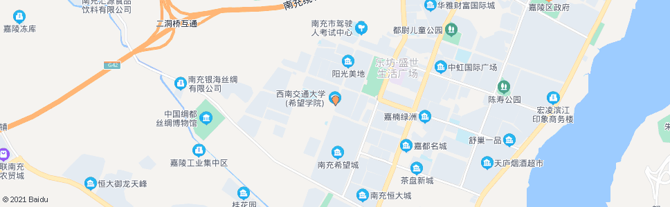 南充晶蓥路口_公交站地图_南充公交_妙搜公交查询2024