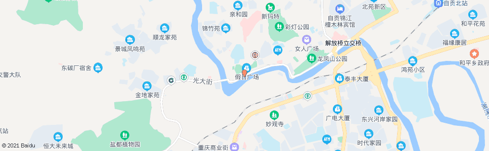 自贡滨江路_公交站地图_自贡公交_妙搜公交查询2025