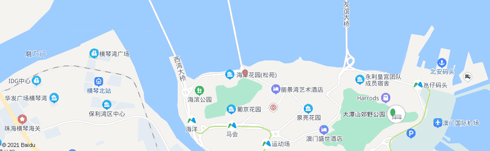 澳門奧林匹克游泳館圓形地_巴士站地圖_澳門巴士_妙搜巴士搜尋2024