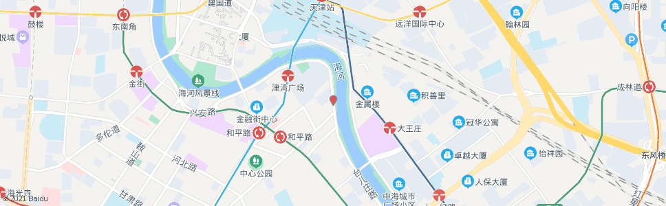 天津台儿庄路津湾广场_公交站地图_天津公交_妙搜公交查询2024