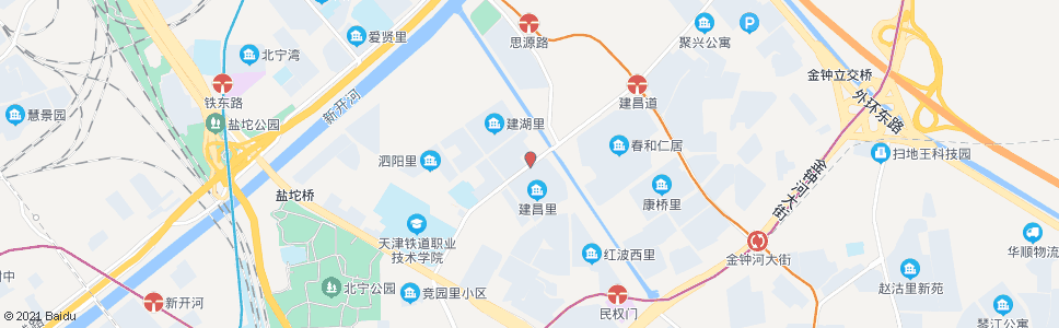 天津建昌桥_公交站地图_天津公交_妙搜公交查询2025