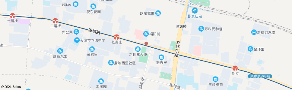 天津跃进路_公交站地图_天津公交_妙搜公交查询2024