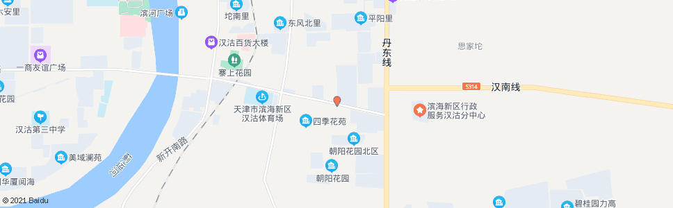 天津汉沽建设路_公交站地图_天津公交_妙搜公交查询2024