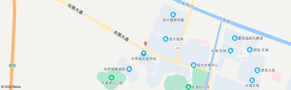 天津芳樱路华侨城实验学校_公交站地图_天津公交_妙搜公交查询2025