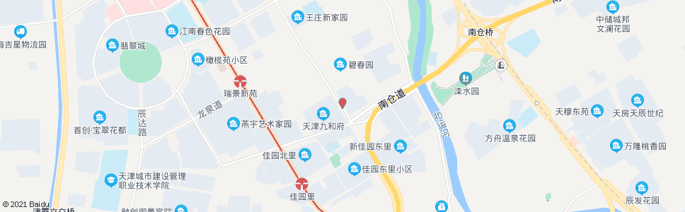 天津辰兴路佳宁道_公交站地图_天津公交_妙搜公交查询2025