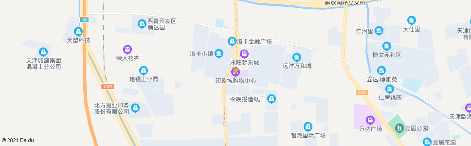 天津永旺梅江店_公交站地图_天津公交_妙搜公交查询2025