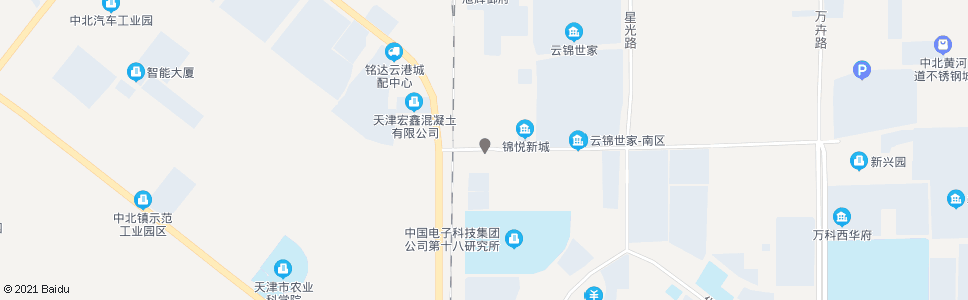 天津海泰北道_公交站地图_天津公交_妙搜公交查询2024