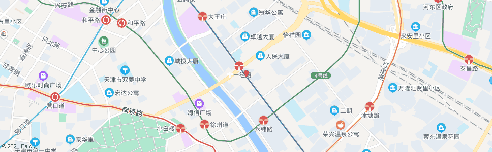 天津六纬路十二经路_公交站地图_天津公交_妙搜公交查询2024