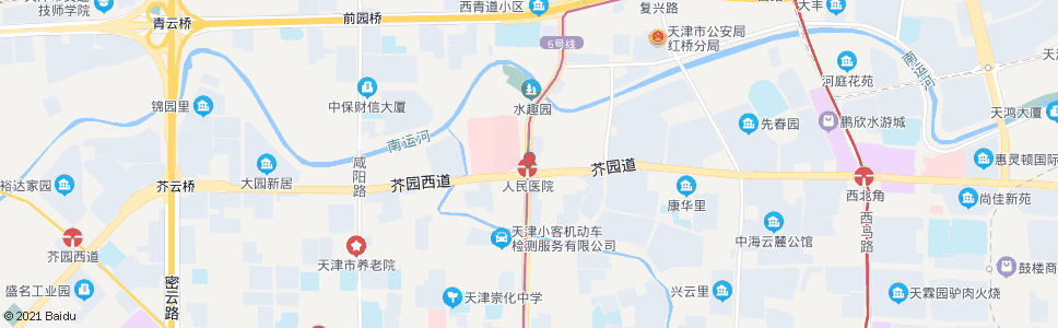 天津小站红旗路_公交站地图_天津公交_妙搜公交查询2025