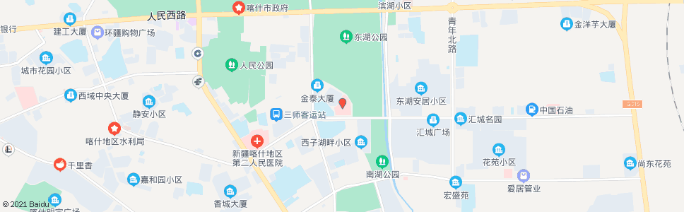 喀什市医院_公交站地图_喀什公交_妙搜公交查询2025