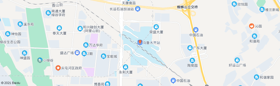 乌鲁木齐西公园_公交站地图_乌鲁木齐公交_妙搜公交查询2024