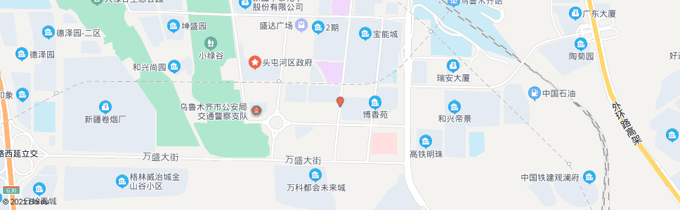 乌鲁木齐博香苑_公交站地图_乌鲁木齐公交_妙搜公交查询2024