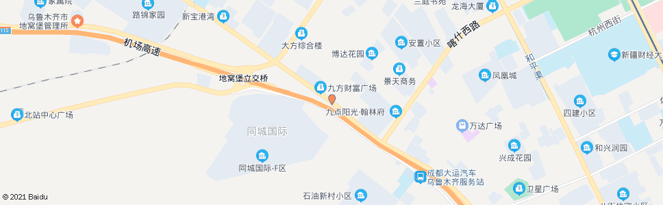 乌鲁木齐科技园路口_公交站地图_乌鲁木齐公交_妙搜公交查询2025