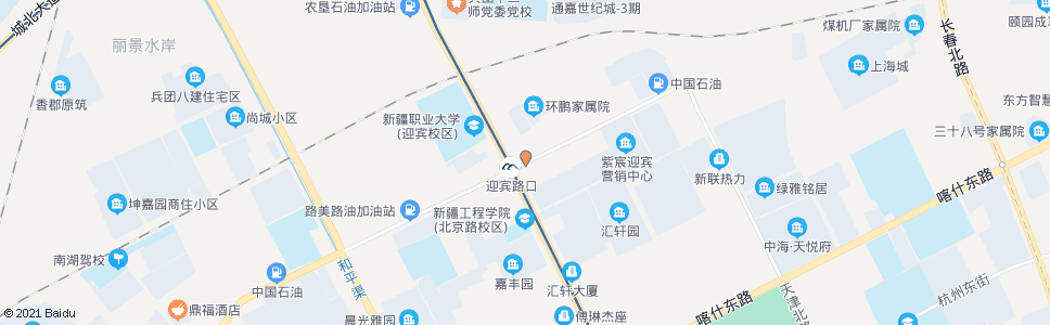 乌鲁木齐百园路_公交站地图_乌鲁木齐公交_妙搜公交查询2025