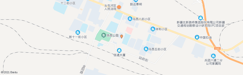 乌鲁木齐火车西站_公交站地图_乌鲁木齐公交_妙搜公交查询2025