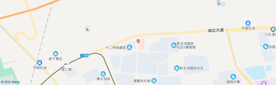 乌鲁木齐十二师医院_公交站地图_乌鲁木齐公交_妙搜公交查询2024