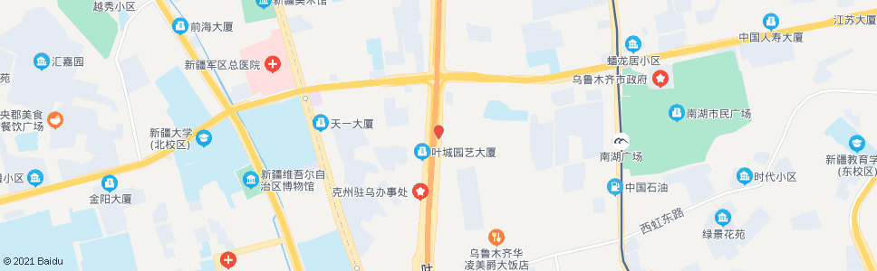 乌鲁木齐华天饭店_公交站地图_乌鲁木齐公交_妙搜公交查询2024