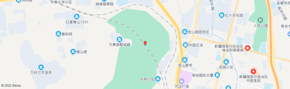 乌鲁木齐天山绿洲小区_公交站地图_乌鲁木齐公交_妙搜公交查询2025