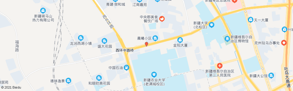 乌鲁木齐克西街_公交站地图_乌鲁木齐公交_妙搜公交查询2025