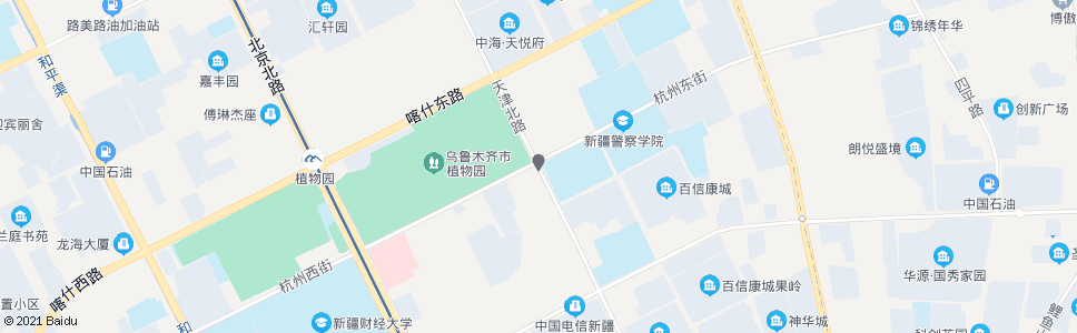 乌鲁木齐杭州路_公交站地图_乌鲁木齐公交_妙搜公交查询2025