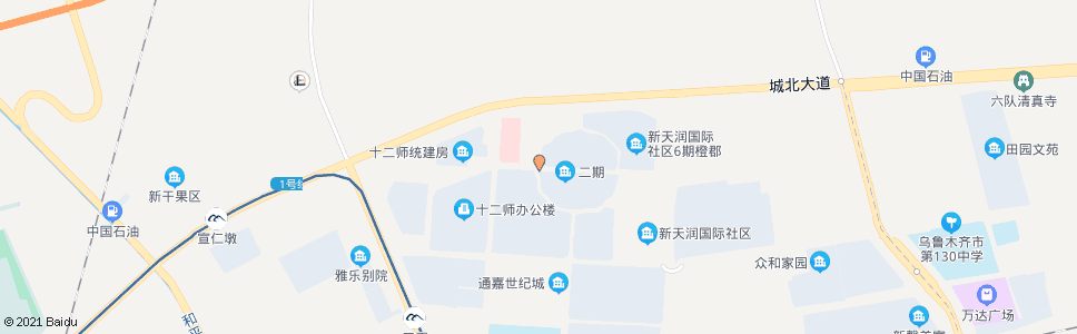 乌鲁木齐南二路_公交站地图_乌鲁木齐公交_妙搜公交查询2024