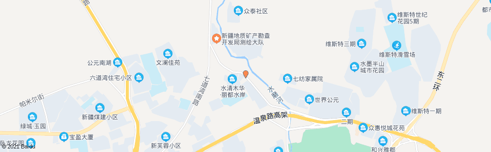 乌鲁木齐沿河路_公交站地图_乌鲁木齐公交_妙搜公交查询2024