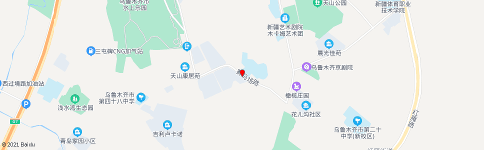 乌鲁木齐足球培训基地_公交站地图_乌鲁木齐公交_妙搜公交查询2024