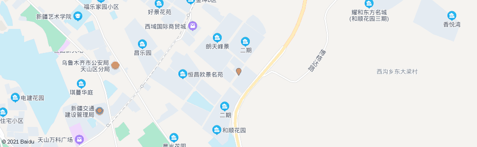 乌鲁木齐青岛花苑_公交站地图_乌鲁木齐公交_妙搜公交查询2024