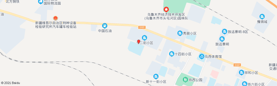 乌鲁木齐铁六中_公交站地图_乌鲁木齐公交_妙搜公交查询2025