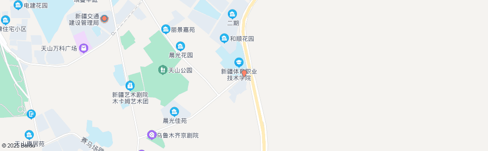 乌鲁木齐体校_公交站地图_乌鲁木齐公交_妙搜公交查询2025