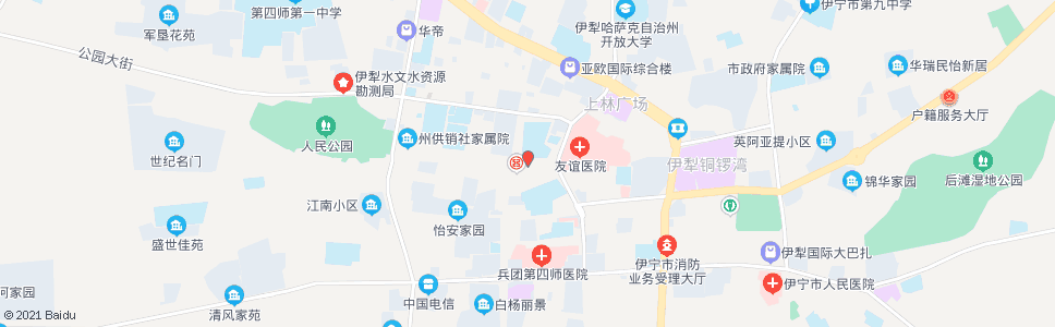 伊犁人寿保险公司_公交站地图_伊犁公交_妙搜公交查询2025