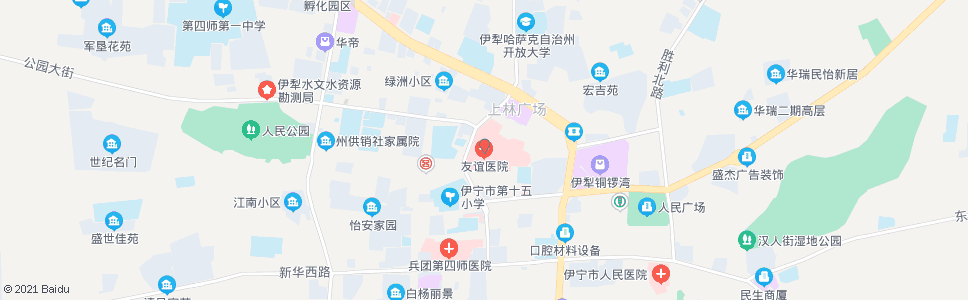 伊犁州友谊医院_公交站地图_伊犁公交_妙搜公交查询2025