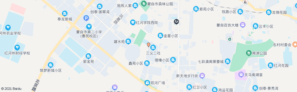 红河文澜路口(文萃路)_公交站地图_红河公交_妙搜公交查询2024