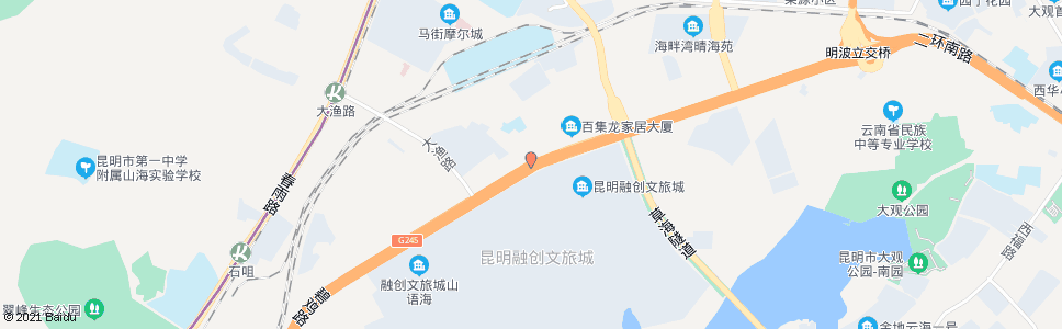 昆明苏家村(碧鸡路)_公交站地图_昆明公交_妙搜公交查询2024