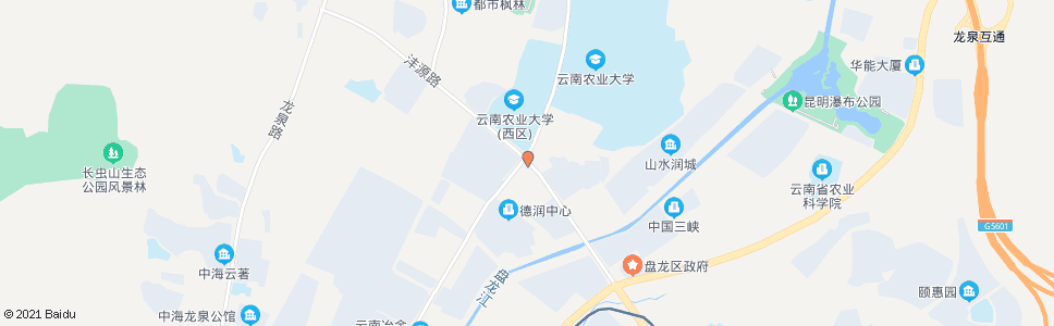 昆明小康大道路口(沣源路)_公交站地图_昆明公交_妙搜公交查询2024