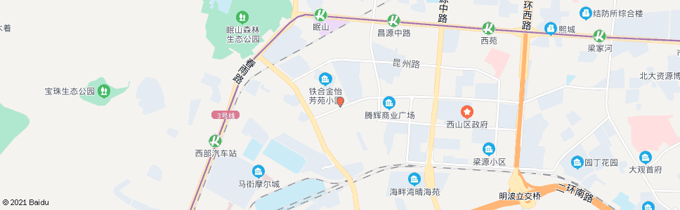 昆明德缘小区(兴苑路)_公交站地图_昆明公交_妙搜公交查询2024