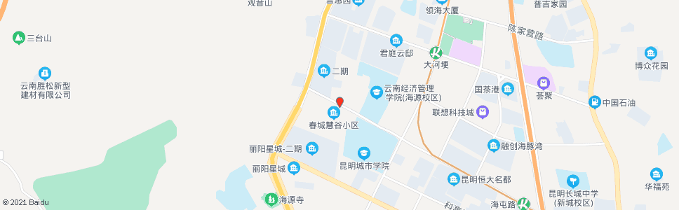 昆明慧谷路口海屯路_公交站地图_昆明公交_妙搜公交查询2024