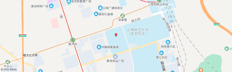 昆明春耘路(西区宿舍内环)_公交站地图_昆明公交_妙搜公交查询2024