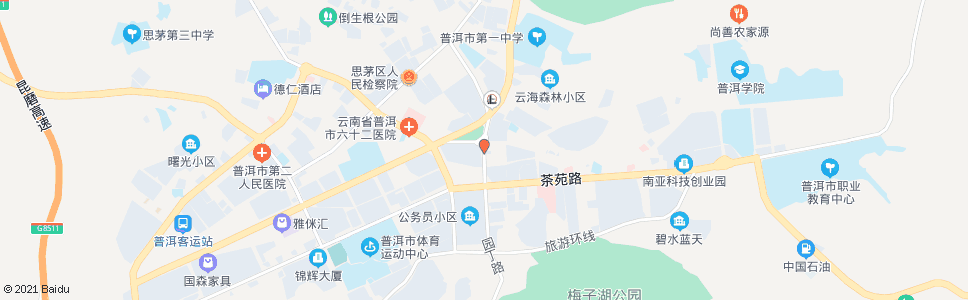 普洱龙生大酒店_公交站地图_普洱公交_妙搜公交查询2024